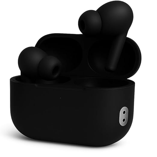 Earbuds Wireless Earbuds Bluetooth 5.3 TWS Earphones Full Touch Control Headphone Built-in Microphone Premium Sound Quality With Long Battery Backup (Black)