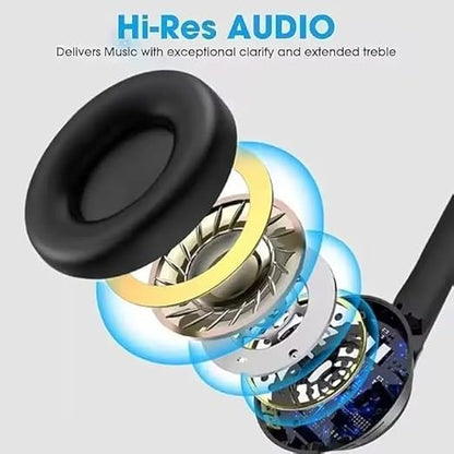 Earbuds Wireless Earbuds Bluetooth 5.3 TWS Earphones Full Touch Control Headphone Built-in Microphone Premium Sound Quality With Long Battery Backup (Black)